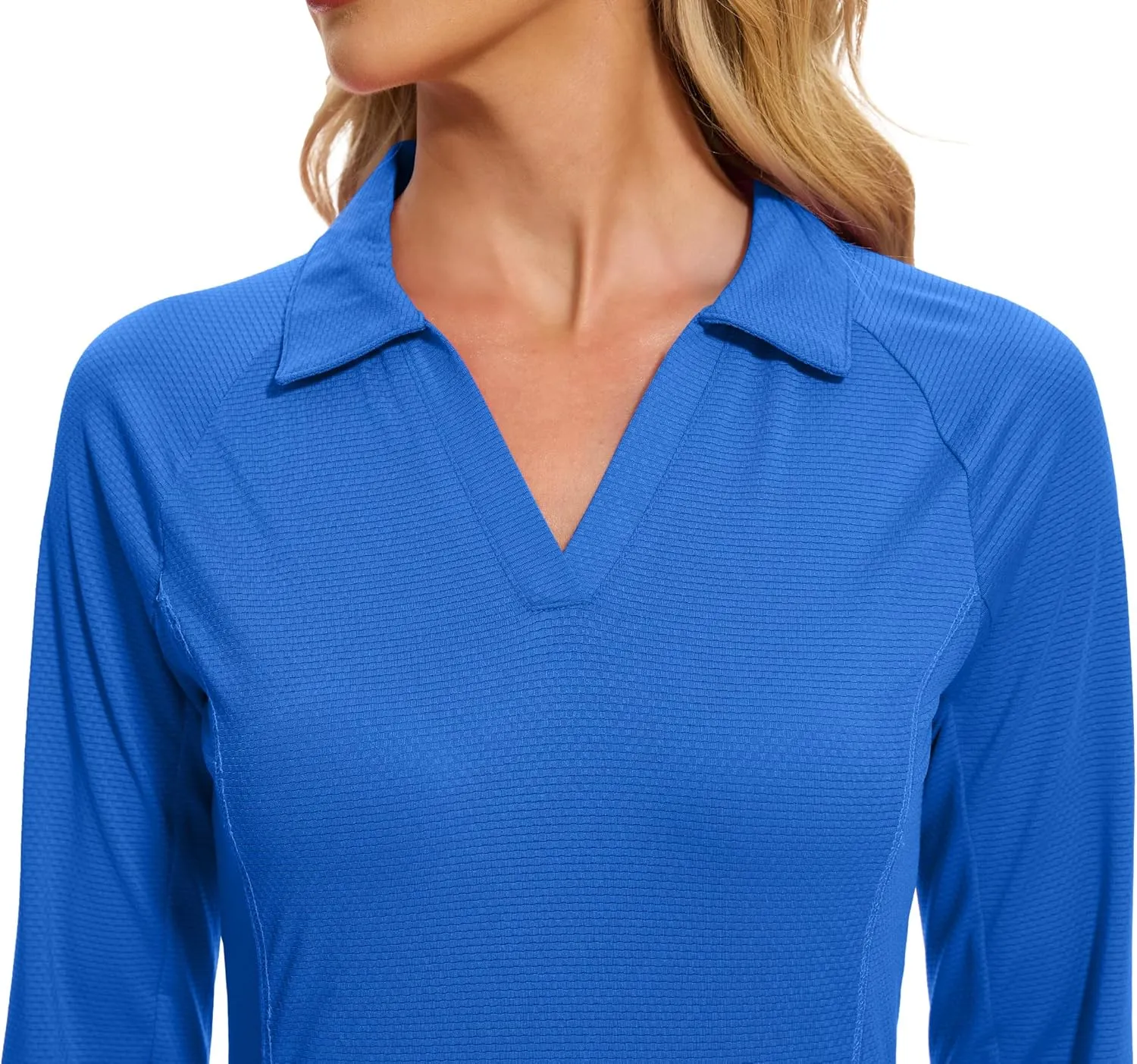 MathCat Women's Long Sleeve Golf Shirts UPF50  Quickly Dry Tennis Polo Lightweight Sports Athletic Tops