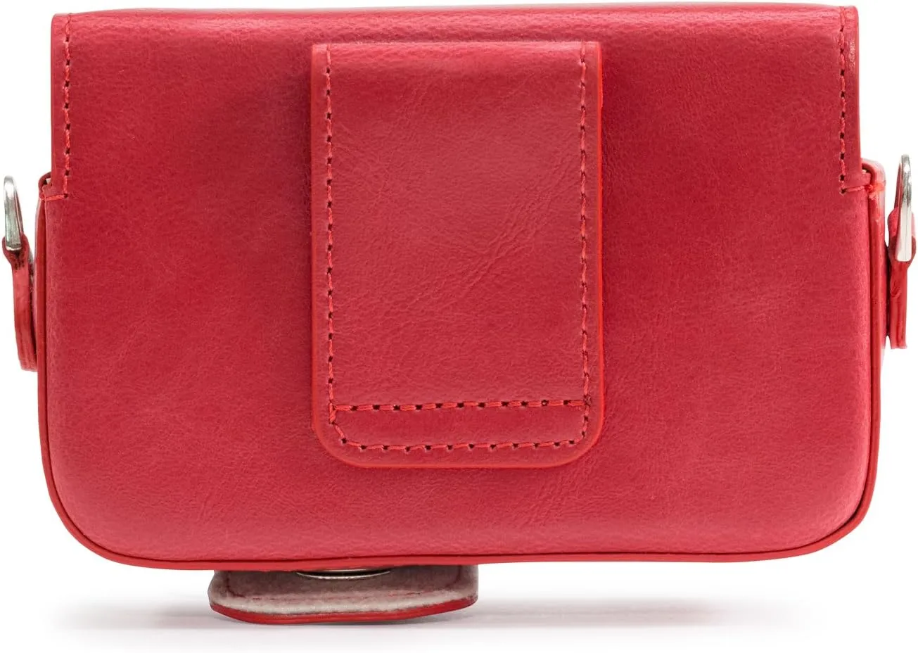 MegaGear Leather Camera Case with Strap Compatible with Sony Cyber-shot DSC-RX100 VII, ZV-1, DSC-RX100 VI, DSC-RX100 V, DSC-RX100 IV, DSC-RX100 III, DSC-RX100 II - Red