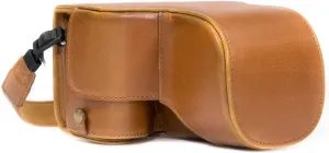 MegaGear MG1014 Ever Ready Leather Camera Case compatible with Sony Alpha A6500