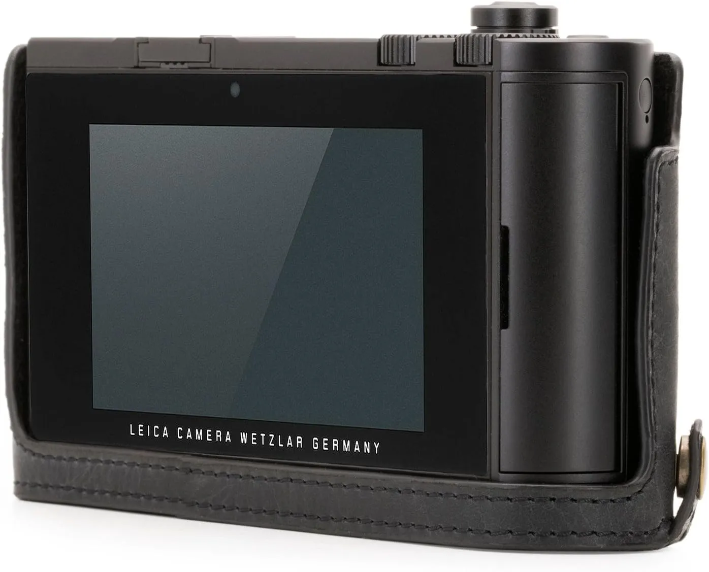MegaGear MG1283 Leica TL2, TL Ever Ready Genuine Leather Camera Half Case with Battery Access