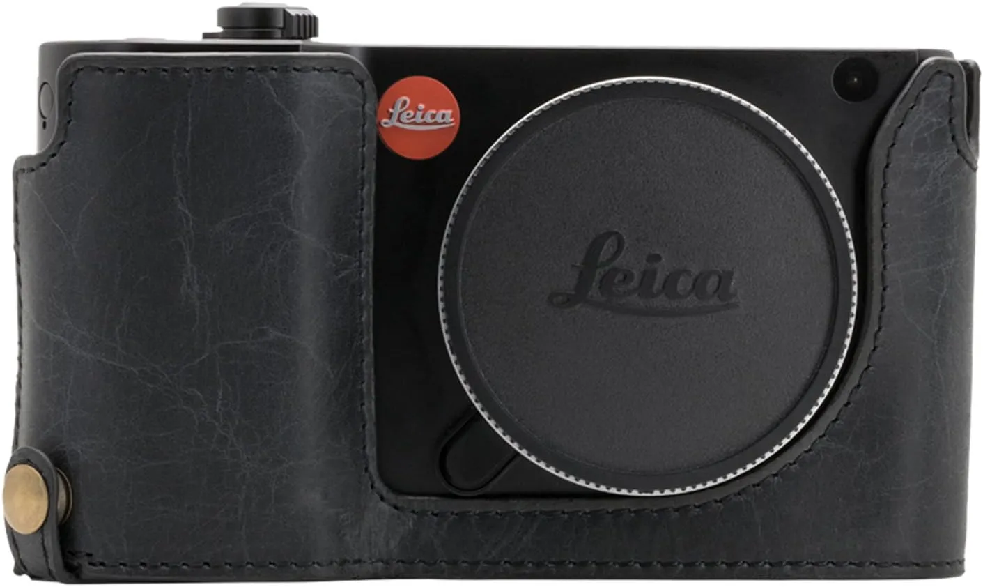 MegaGear MG1283 Leica TL2, TL Ever Ready Genuine Leather Camera Half Case with Battery Access