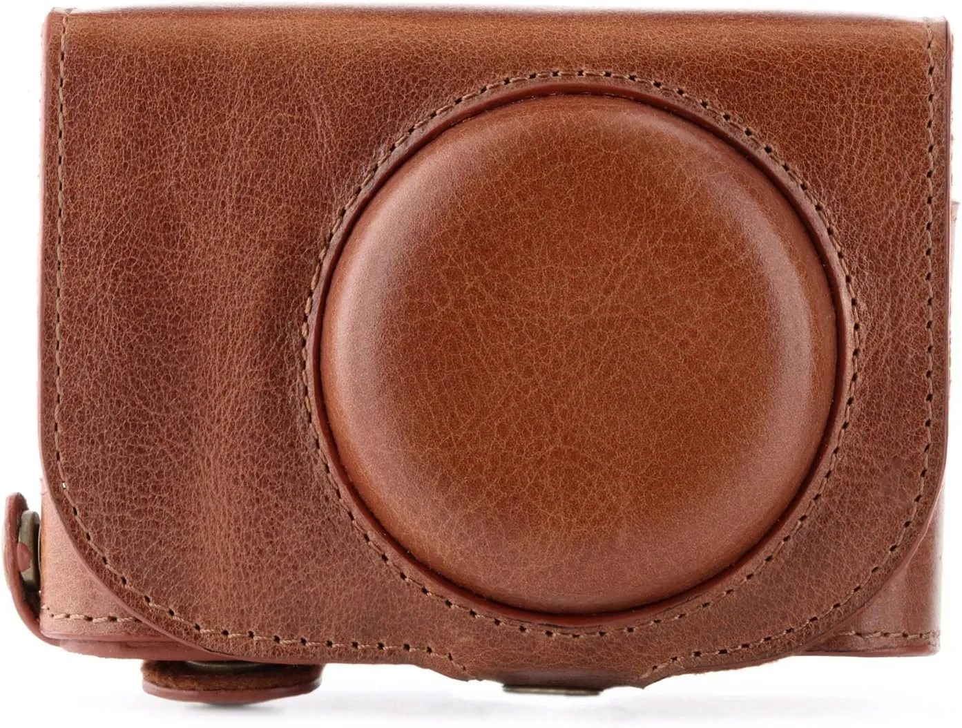 MegaGear MG1287 Leica C Typ 112 Ever Ready Genuine Leather Camera Case & Strap with Battery Access, Brown