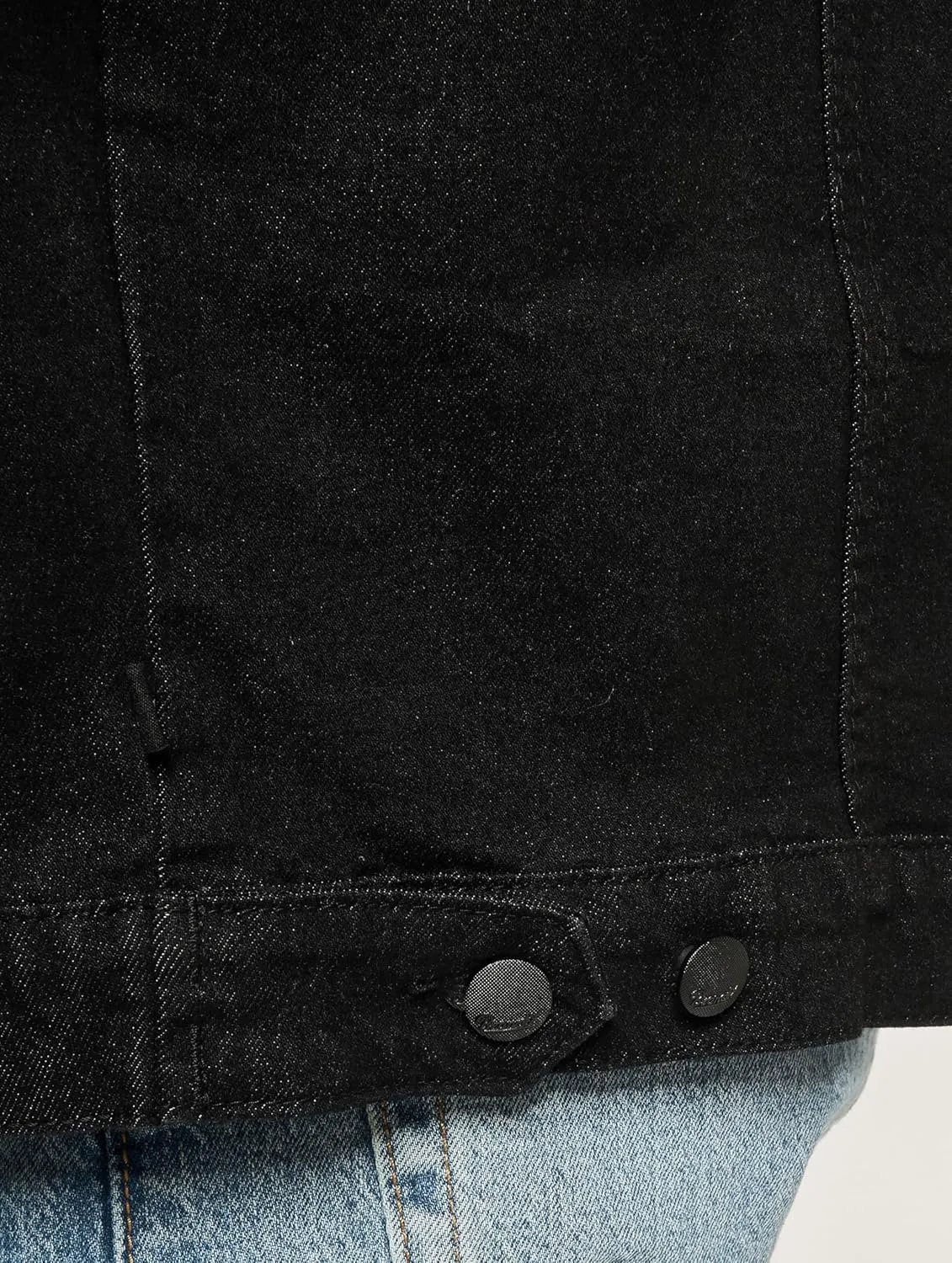 Men's Cradock Denim Sweat Jacket Black/Black