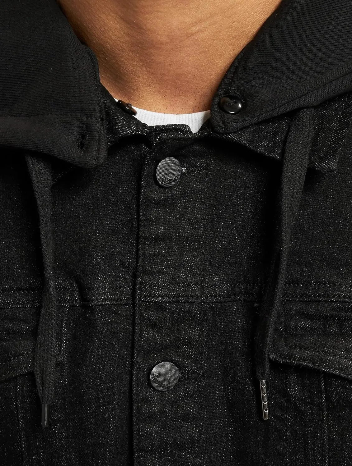 Men's Cradock Denim Sweat Jacket Black/Black