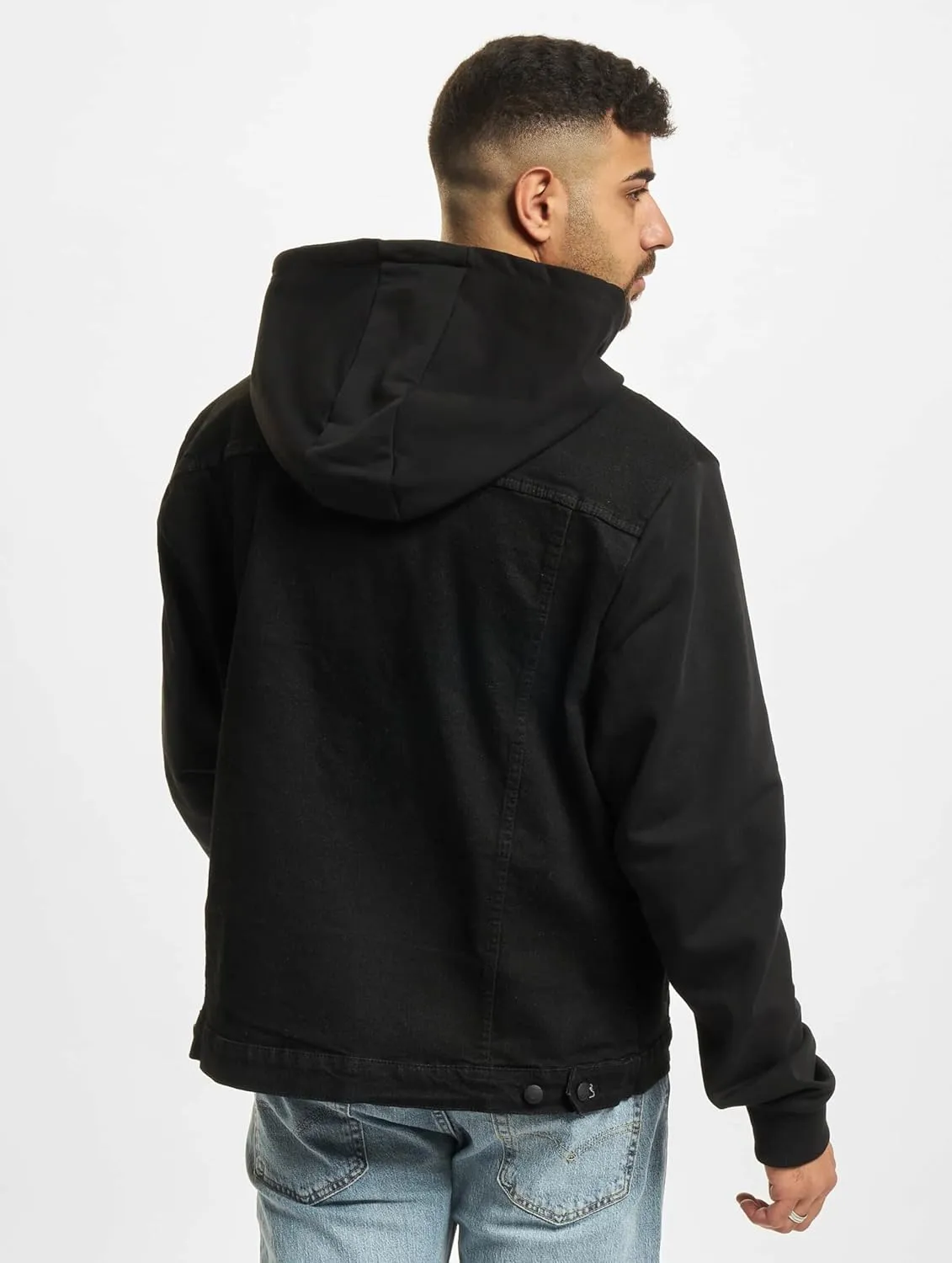 Men's Cradock Denim Sweat Jacket Black/Black
