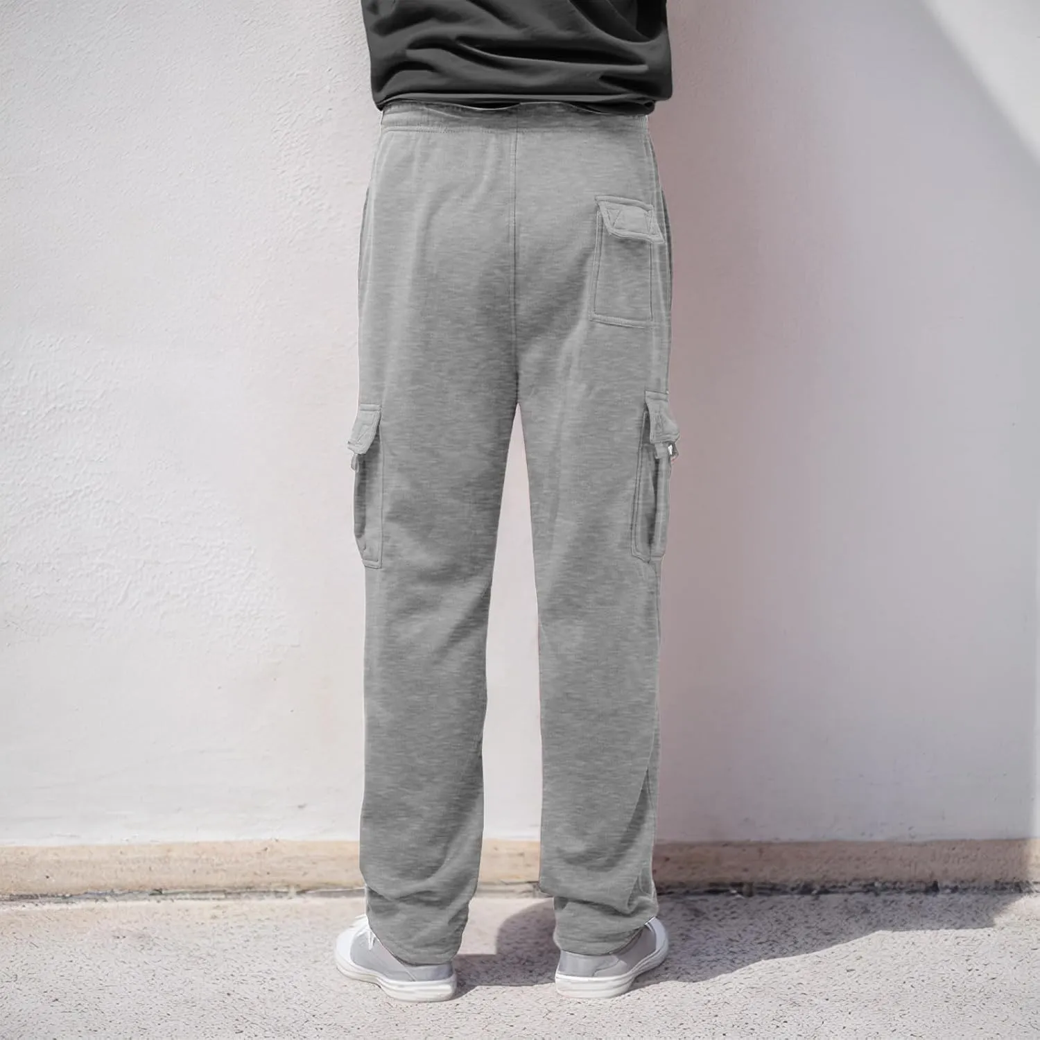 Mens Fashion Pants with Multi-Pocket Mens 2023 Classic Fit Fashion Work Trousers Hiking Outdoor Joggers Cargo Pants