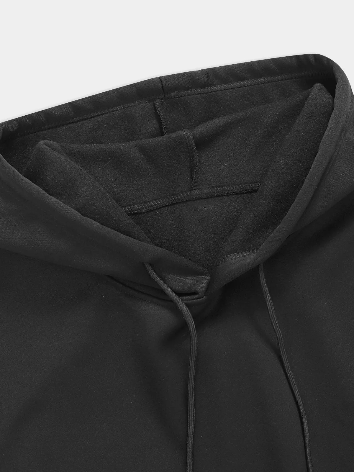 Men's fleece rose print monogram hoodie