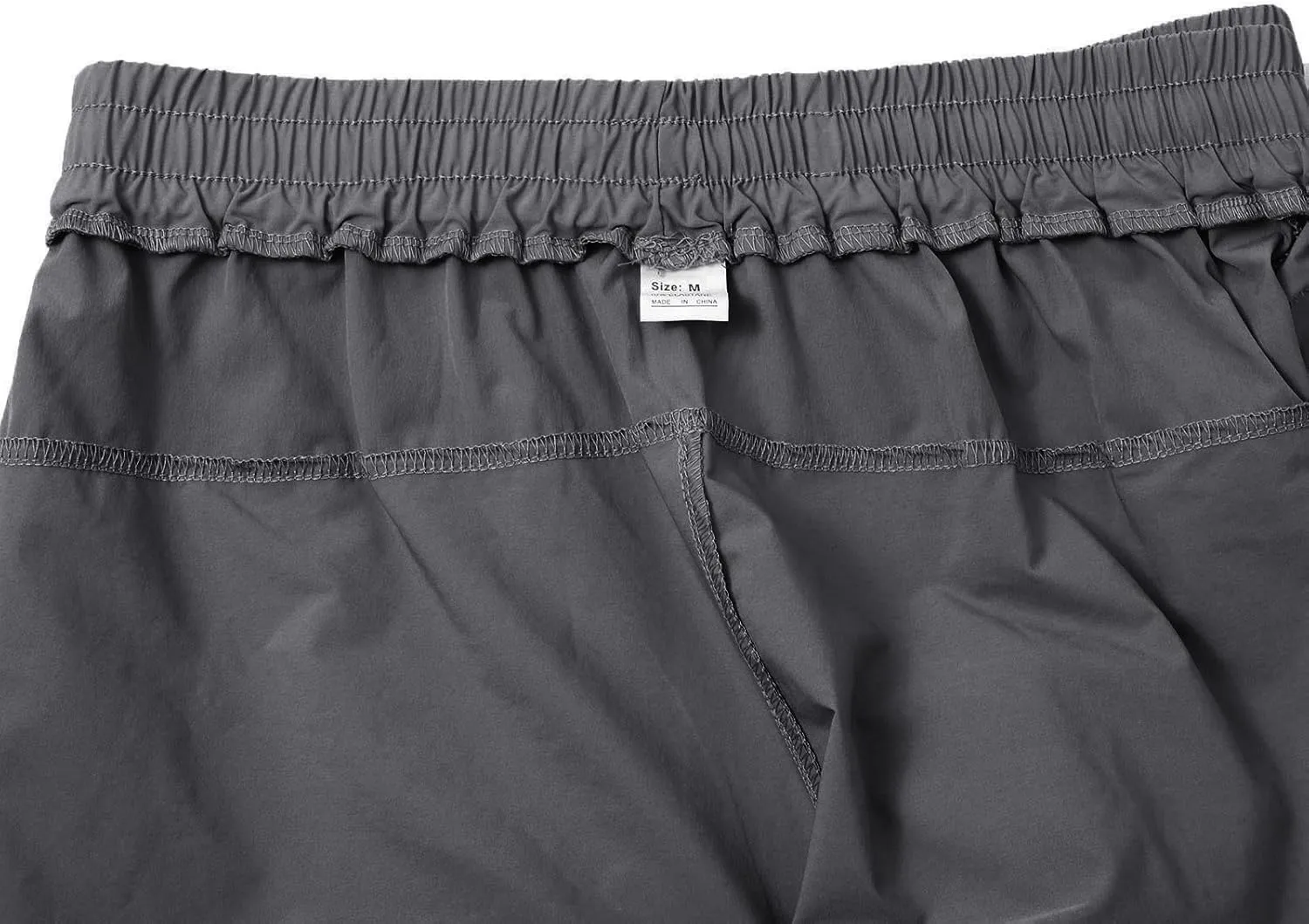 Men's Summer Beach Linen Pants Lightweight Casual Pants Elastic Waist Drawstring Trousers Outdoor Vacation Slacks