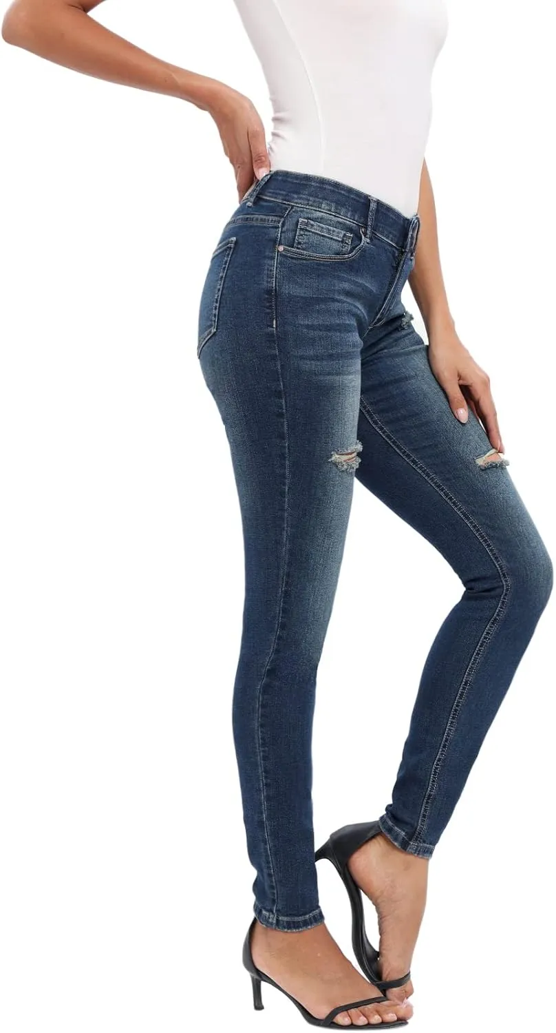 MetHera Women's Le Mel Classic Stretch Skinny Shaping Jeans