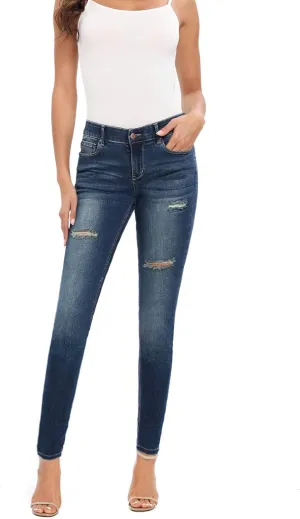 MetHera Women's Le Mel Classic Stretch Skinny Shaping Jeans