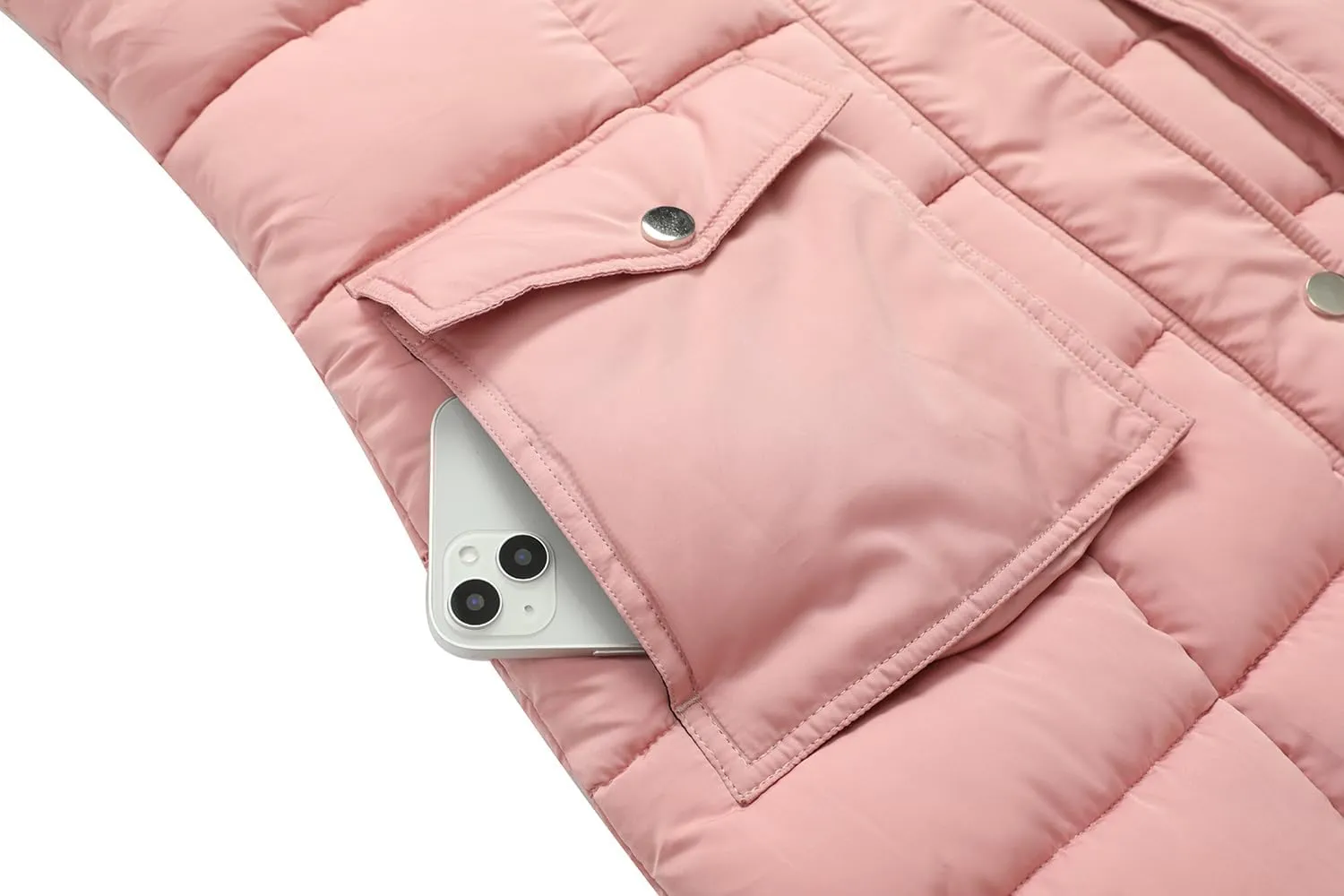 MOERDENG Women's Waterproof Long Winter Coat Thickened Down Alternative Jacket Warm Puffer Jacket Parka