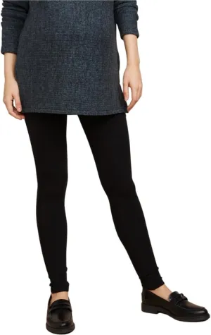 Motherhood Maternity Women's Maternity Light-Weight Full Length French Terry Secret Fit Belly Leggings