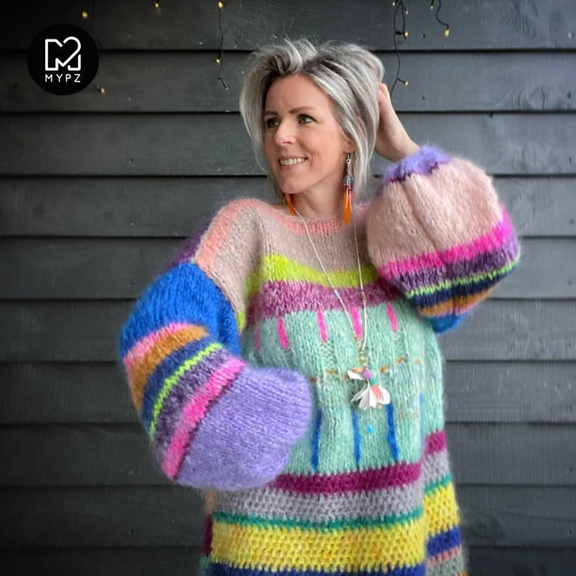 MYPZ Chunky mohair pullover Brigitte