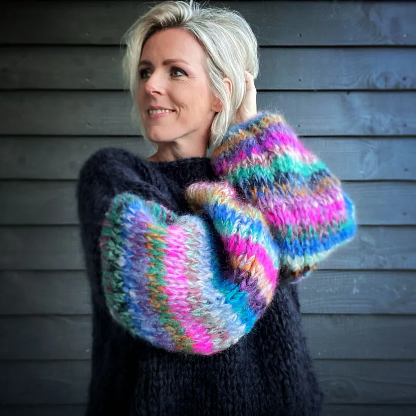 MYPZ Chunky Mohair Pullover Gaudy