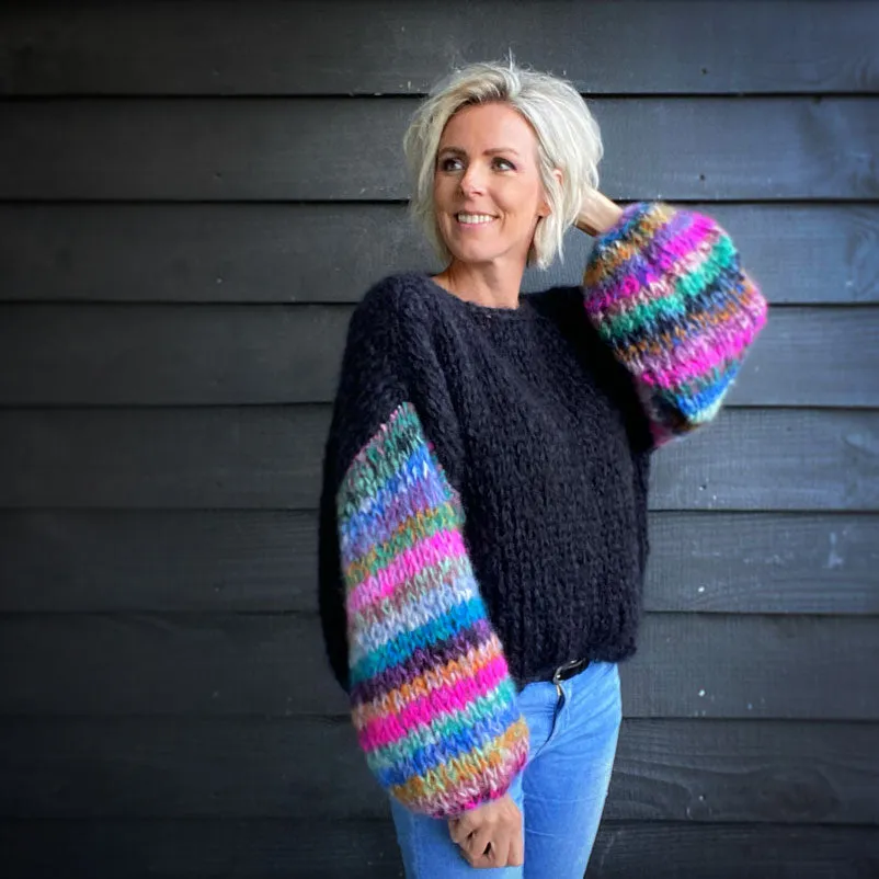 MYPZ Chunky Mohair Pullover Gaudy