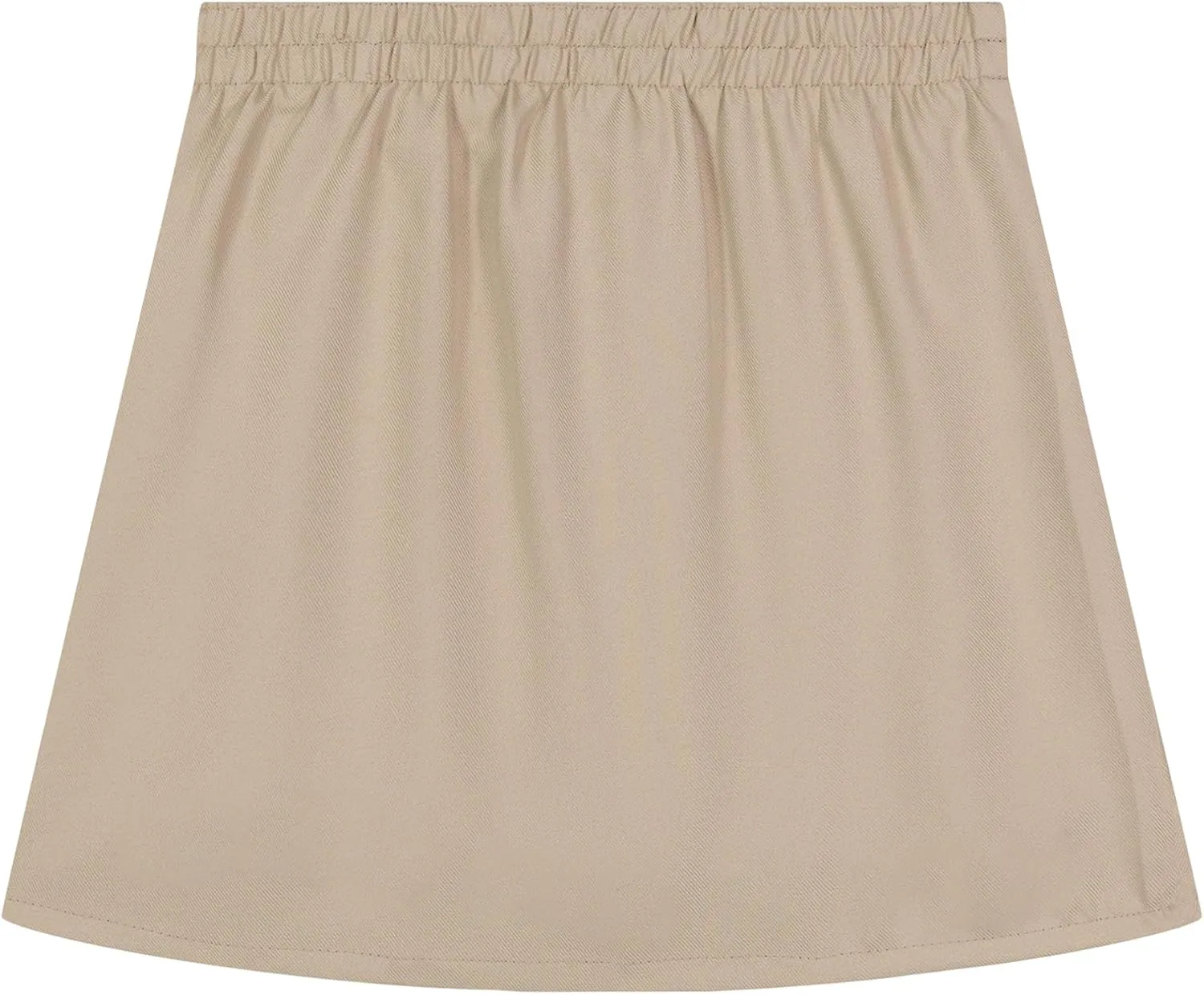Nautica Girls' School Uniform Pleated Pull-on Scooter Skirt with Undershorts, Knit Waistband