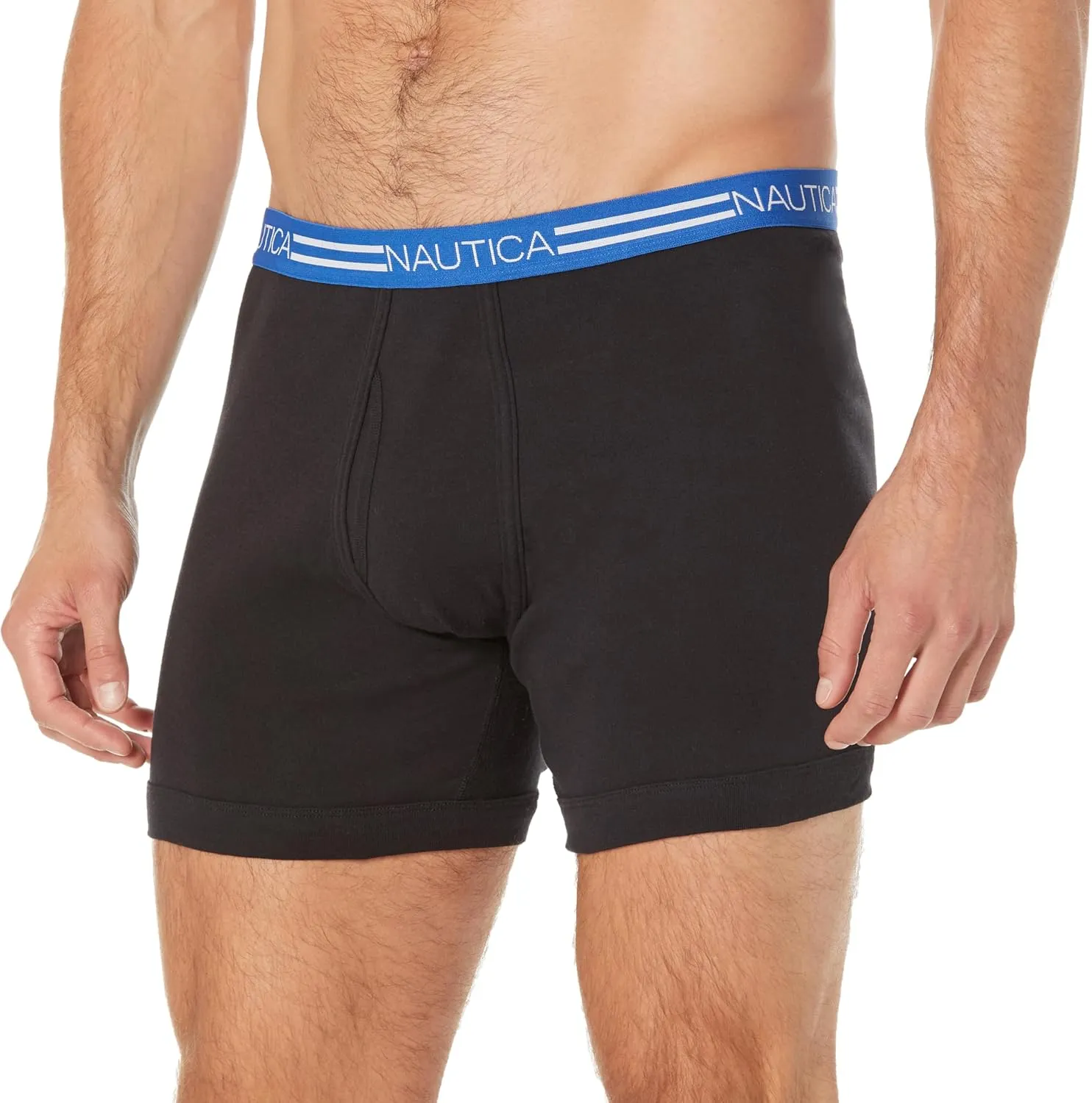 Nautica Men's Classic Cotton 4-Pack Boxer Briefs