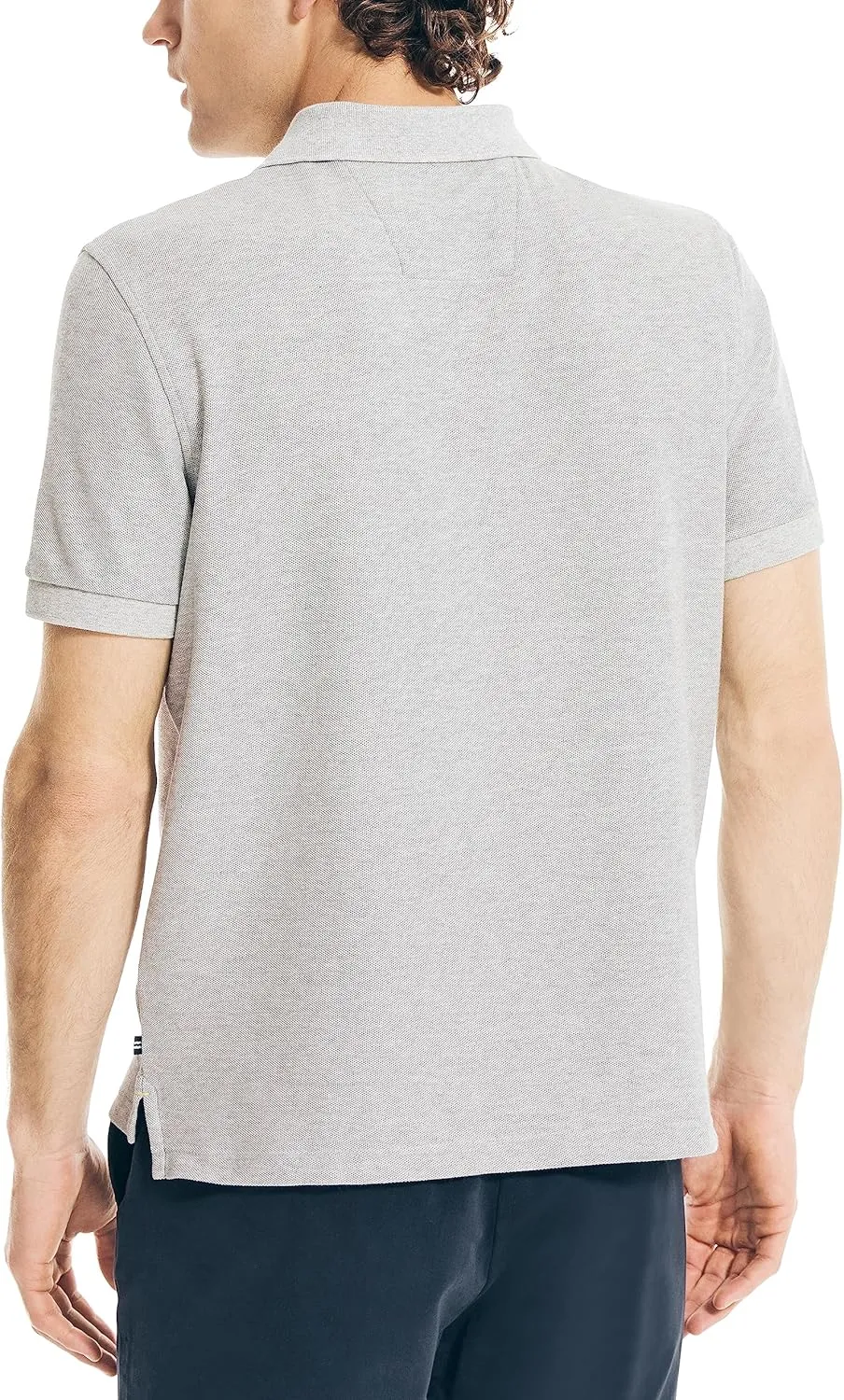 Nautica Men's Classic Short Sleeve Solid Performance Deck Polo Shirt