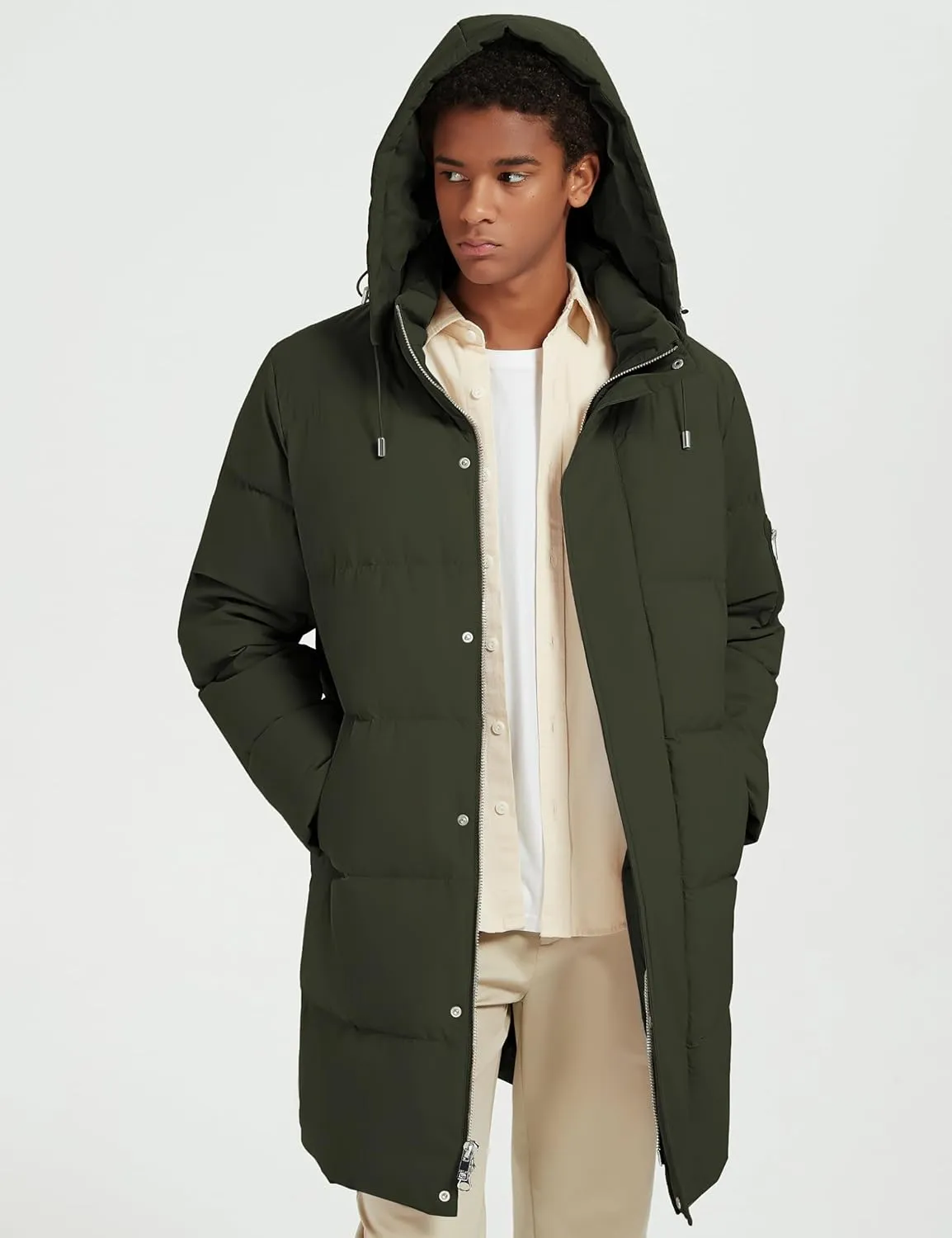 Orolay Mens Thickened Down Jacket Winter Warm Down Coat