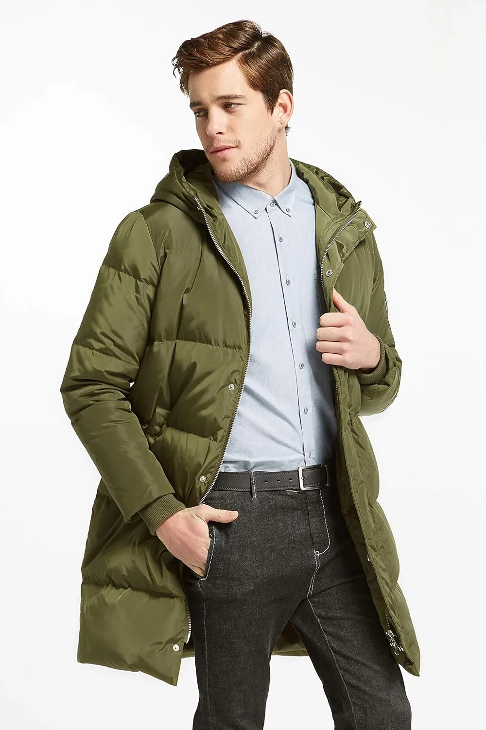 Orolay Mens Thickened Down Jacket Winter Warm Down Coat