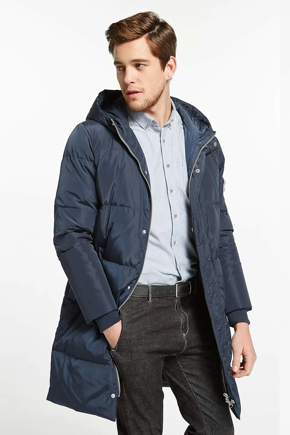 Orolay Mens Thickened Down Jacket Winter Warm Down Coat