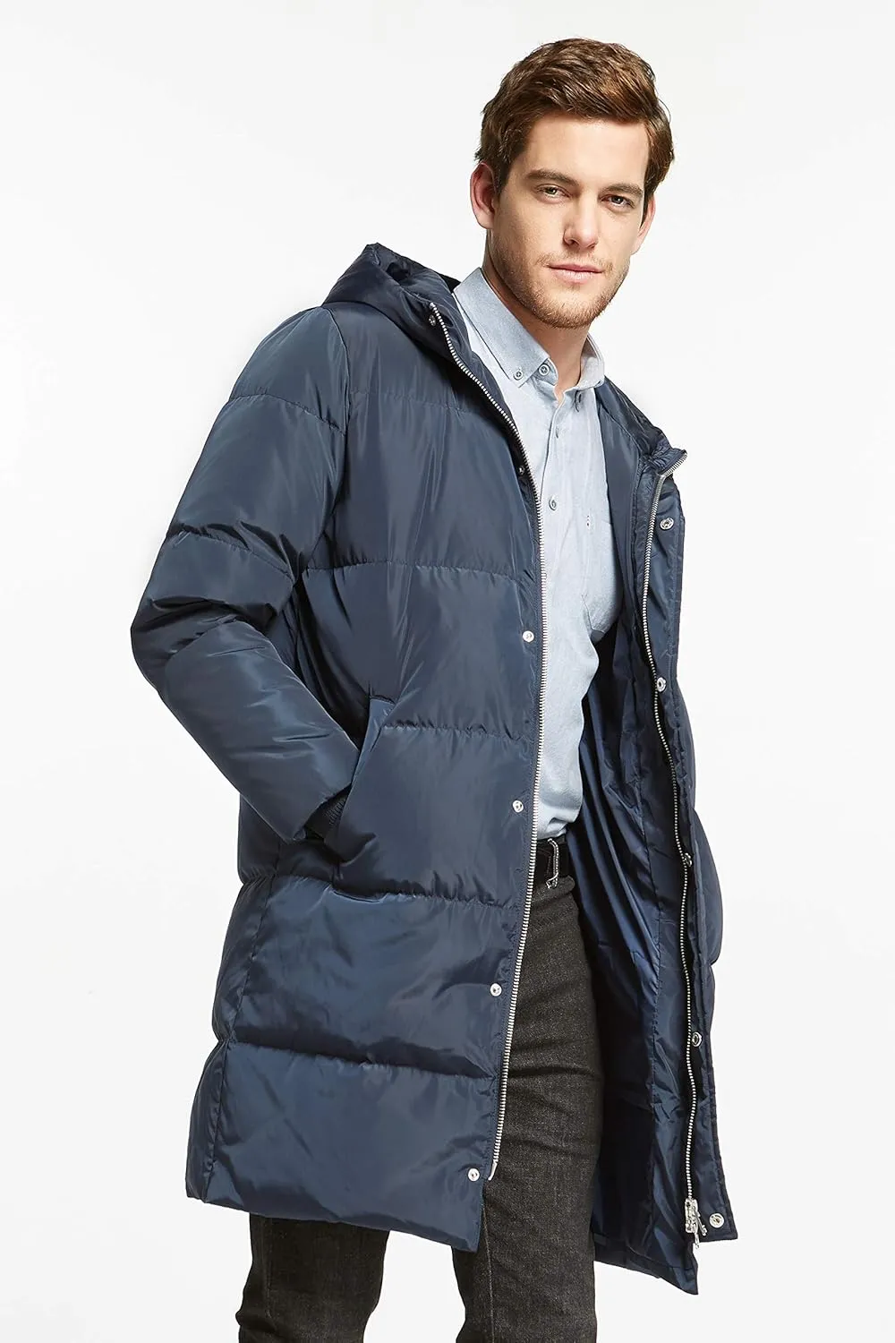 Orolay Mens Thickened Down Jacket Winter Warm Down Coat