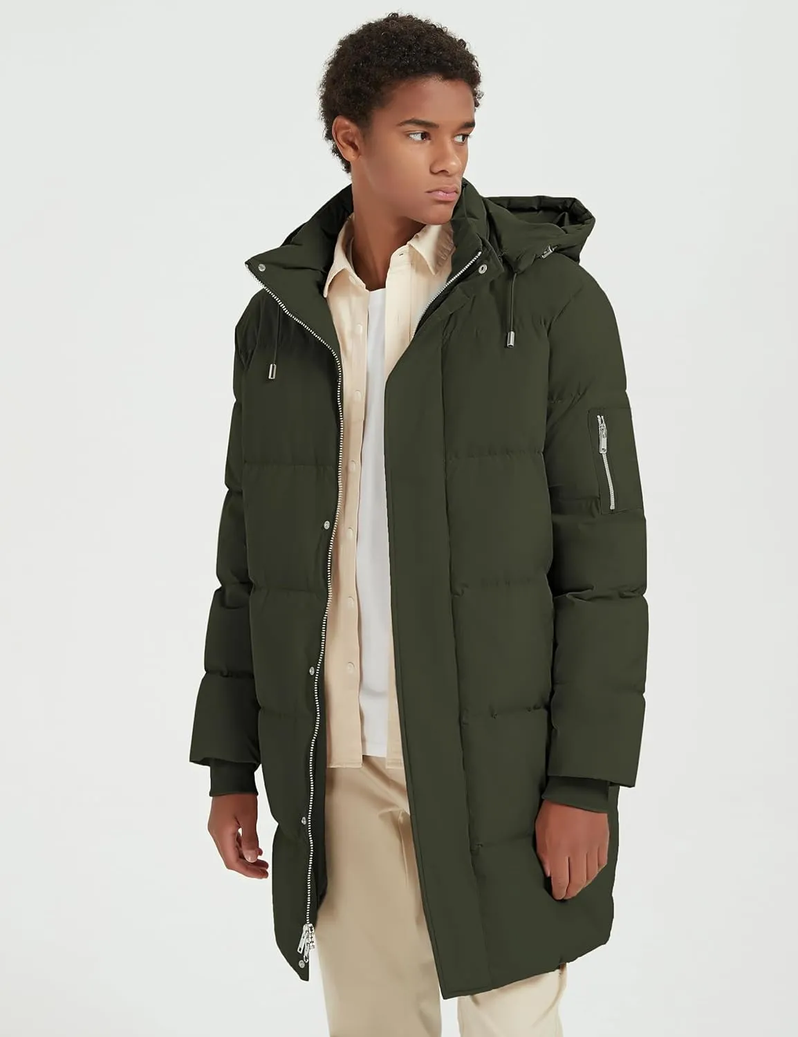 Orolay Mens Thickened Down Jacket Winter Warm Down Coat