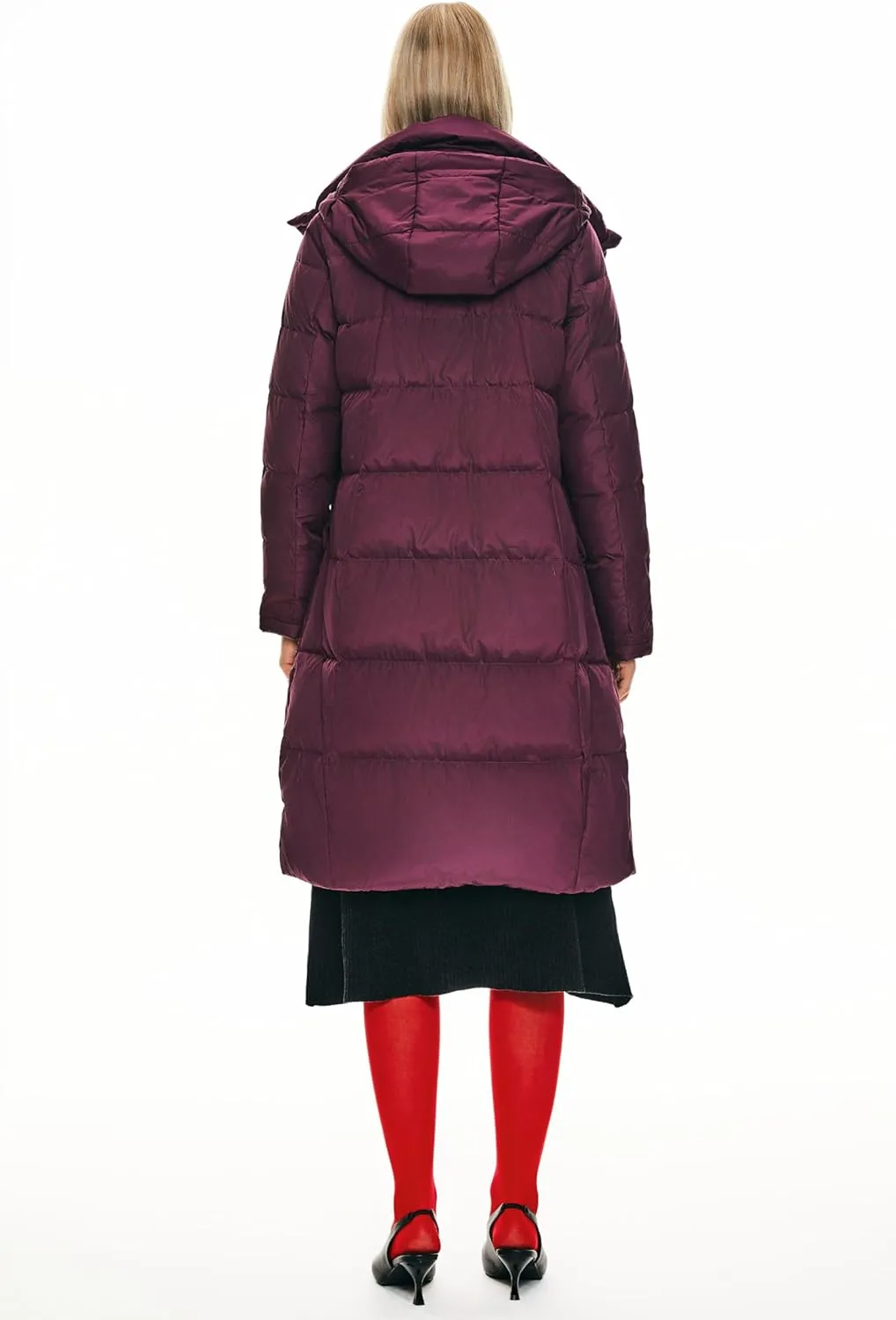 Orolay Women's Hooded Down Jacket Long Winter Coat