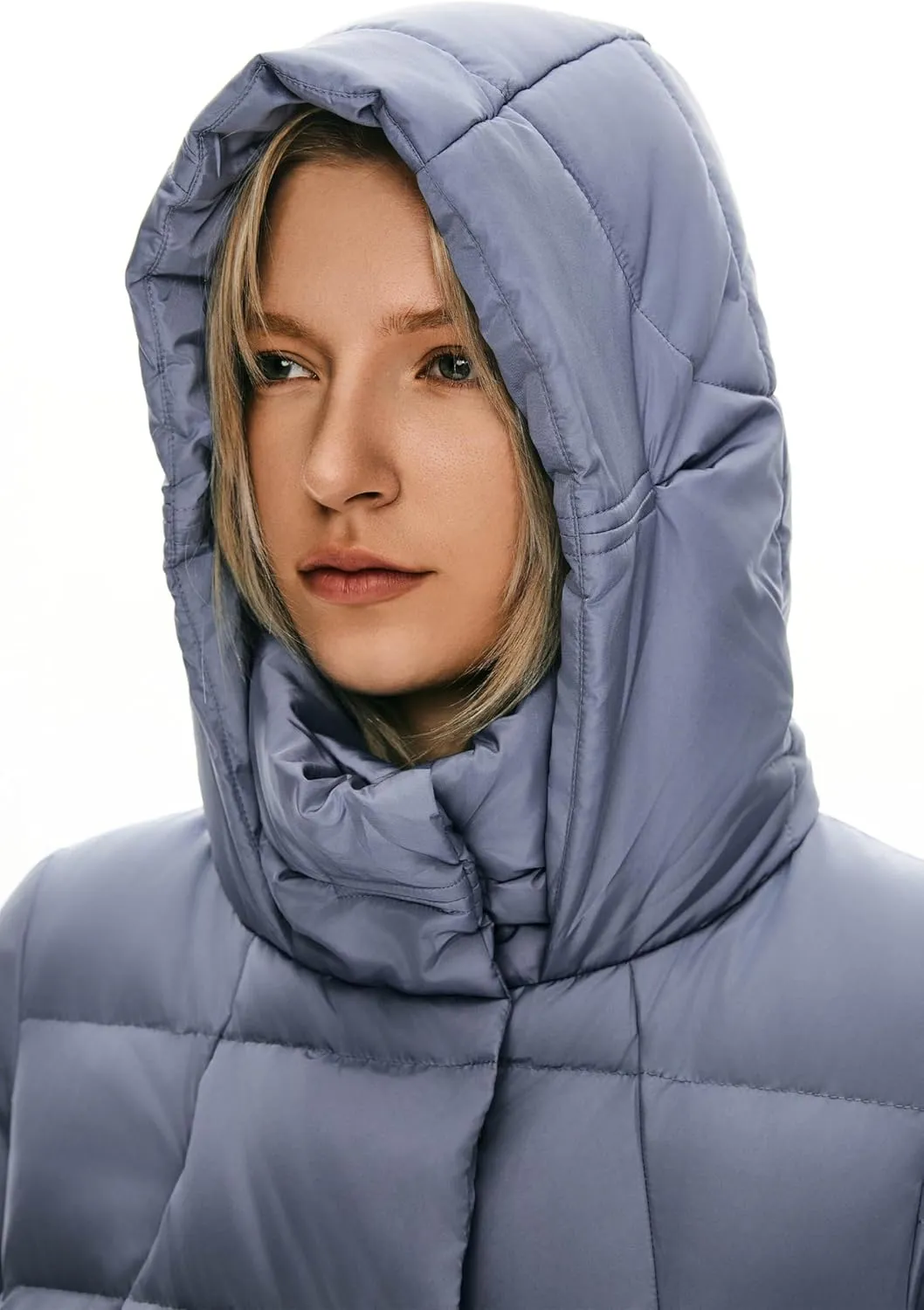 Orolay Women's Hooded Down Jacket Long Winter Coat