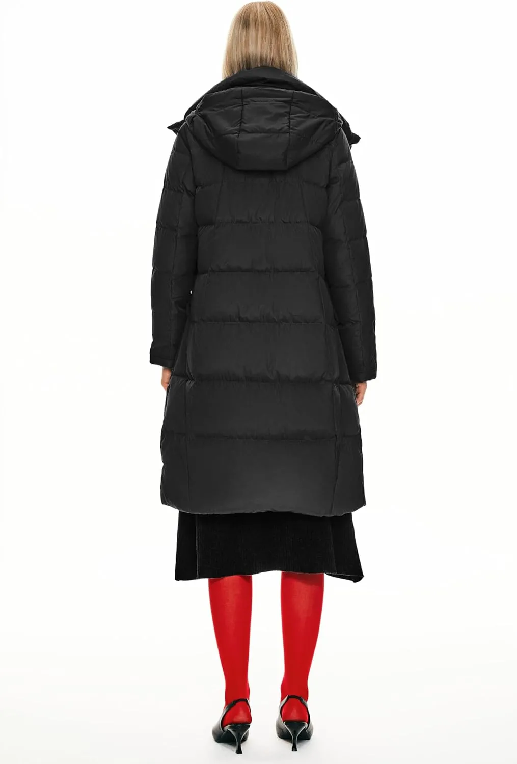 Orolay Women's Hooded Down Jacket Long Winter Coat