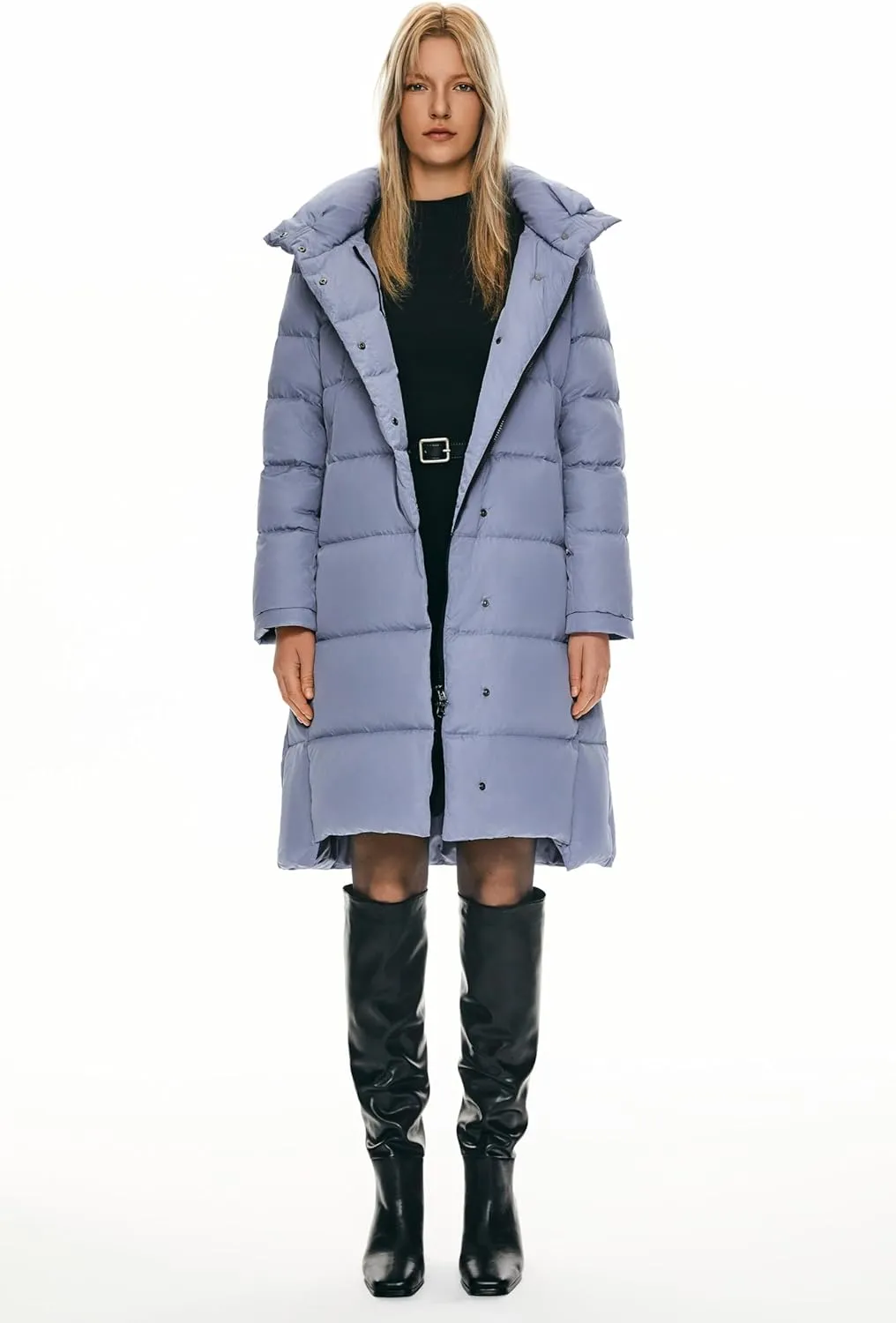 Orolay Women's Hooded Down Jacket Long Winter Coat