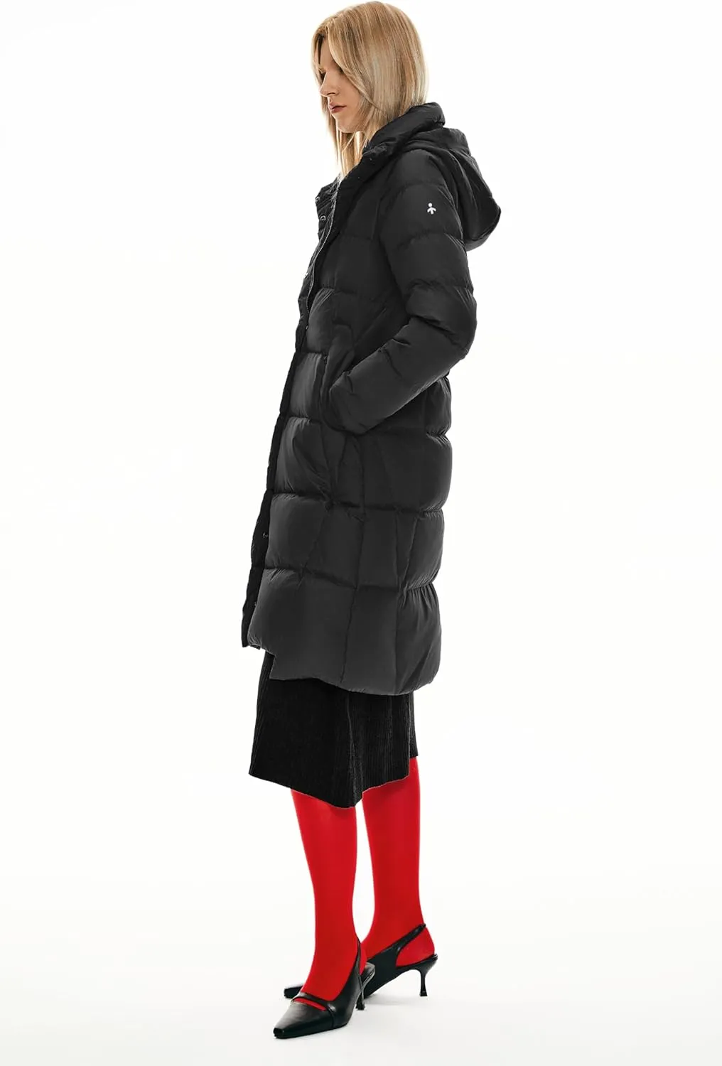 Orolay Women's Hooded Down Jacket Long Winter Coat