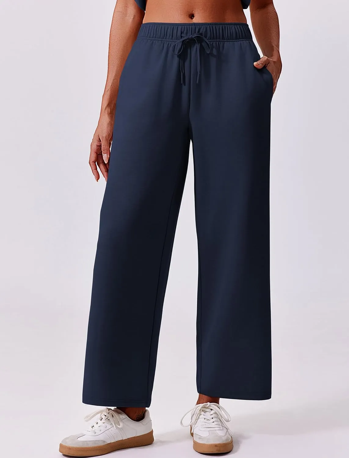 PINSPARK 2 Piece Sets for Women Summer Lounge Set Cap Sleeves Sweatsuit Cropped Wide Leg Pants 2025 Matching Travel Tracksuit