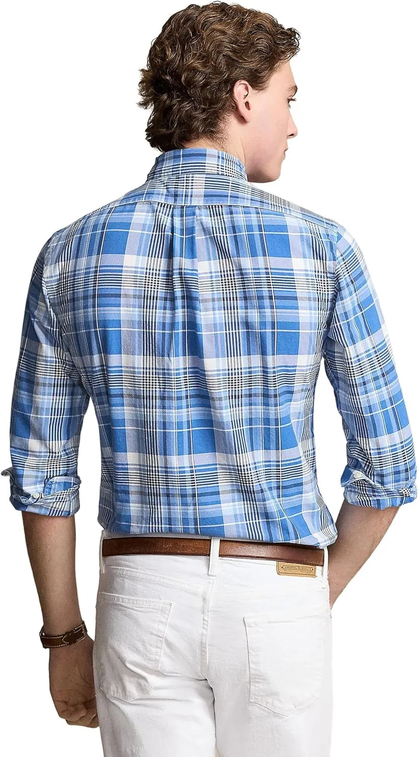 Polo Ralph Lauren Men's Classic Fit Plaid Oxford Shirt