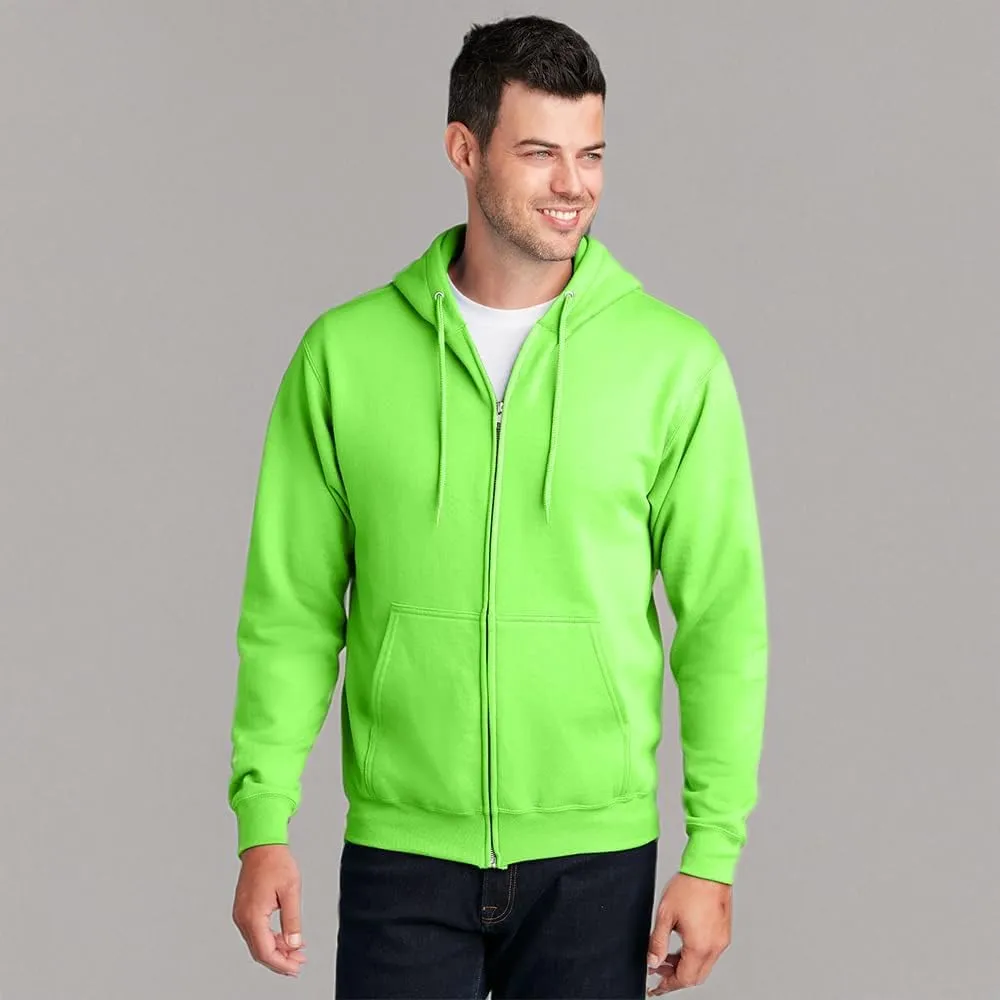 Port & Company Men's Classic Full Zip Hooded Sweatshirt
