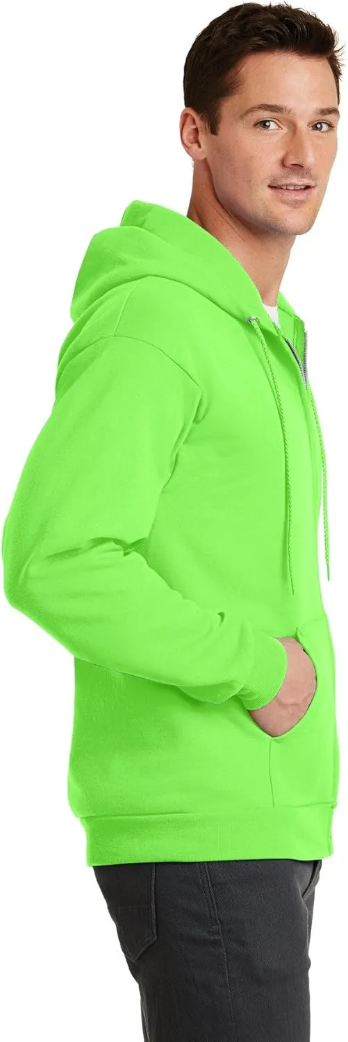 Port & Company Men's Classic Full Zip Hooded Sweatshirt