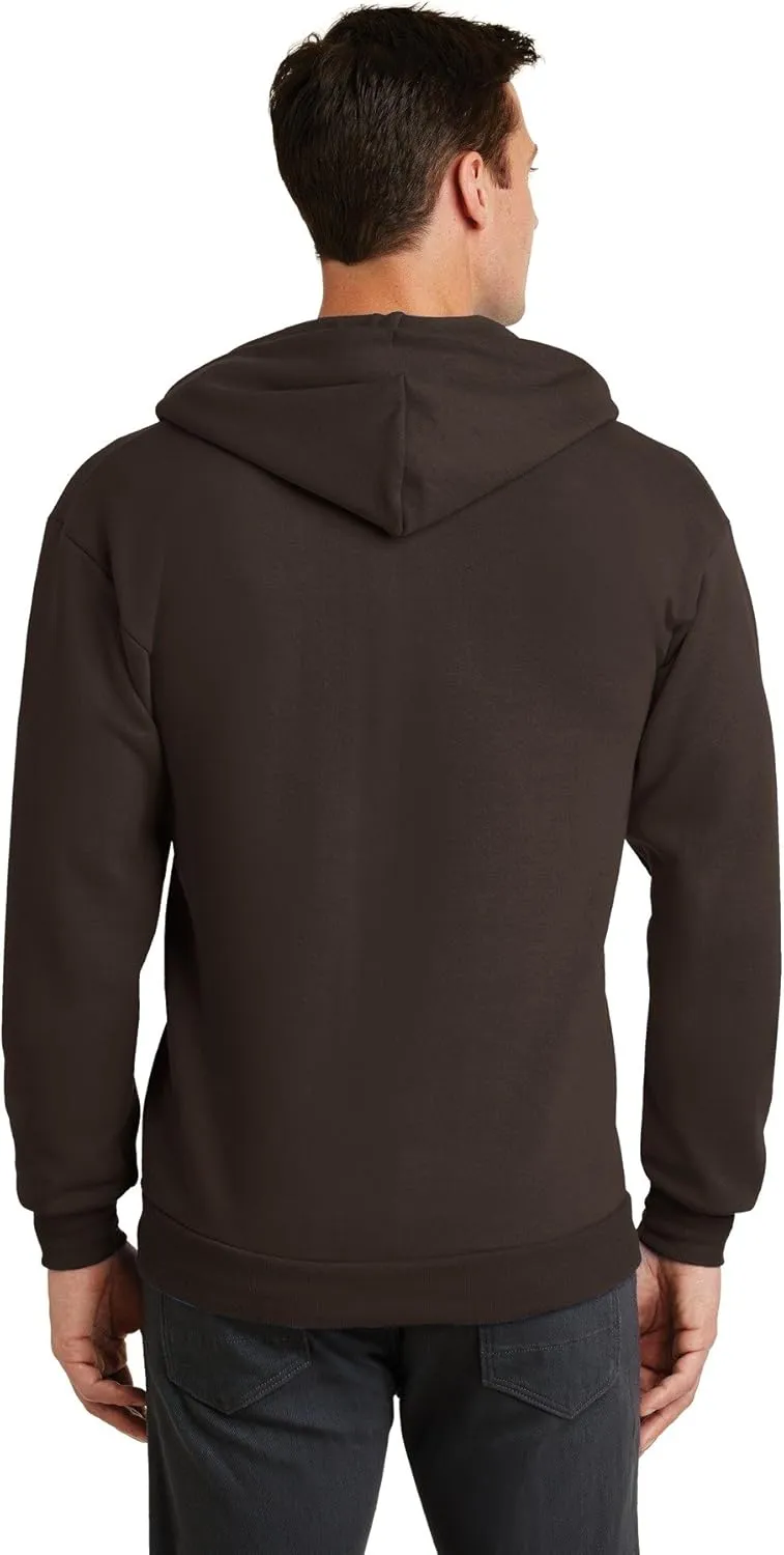 Port & Company Men's Classic Full Zip Hooded Sweatshirt