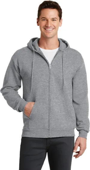 Port & Company Men's Classic Full Zip Hooded Sweatshirt