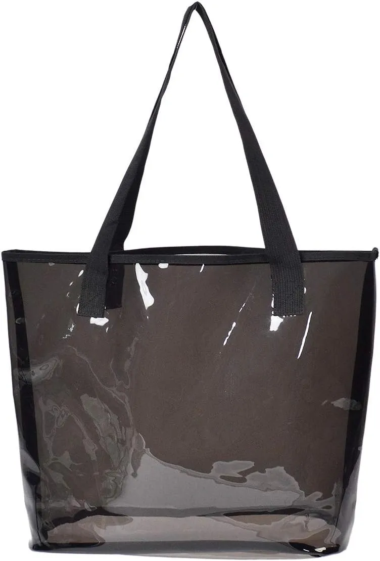 Premium Large Capacity Transparent Clear Tote Bag Shoulder Handbag