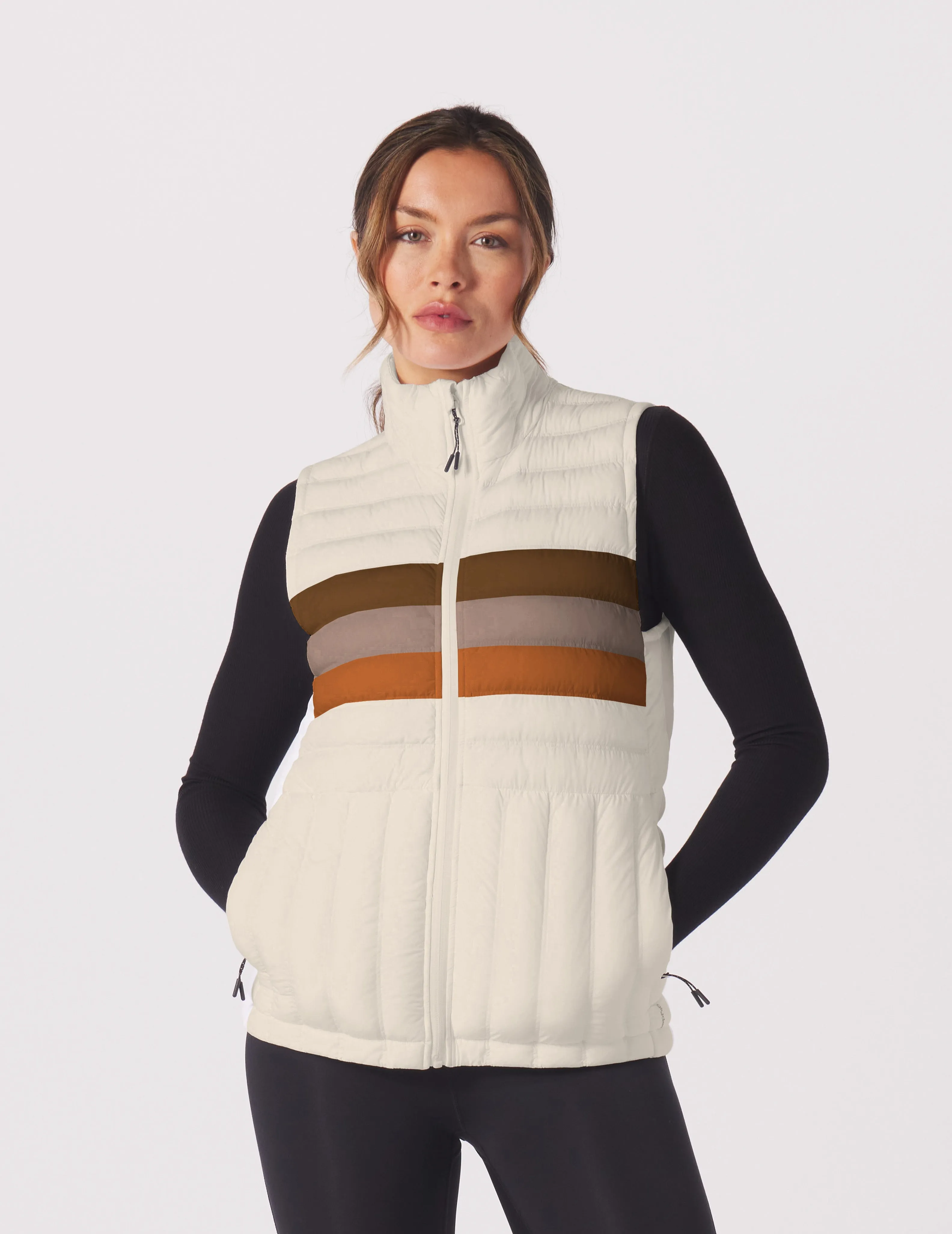 Puffer Vest: Oatmilk/Chocolate/Latte/Cinnamon