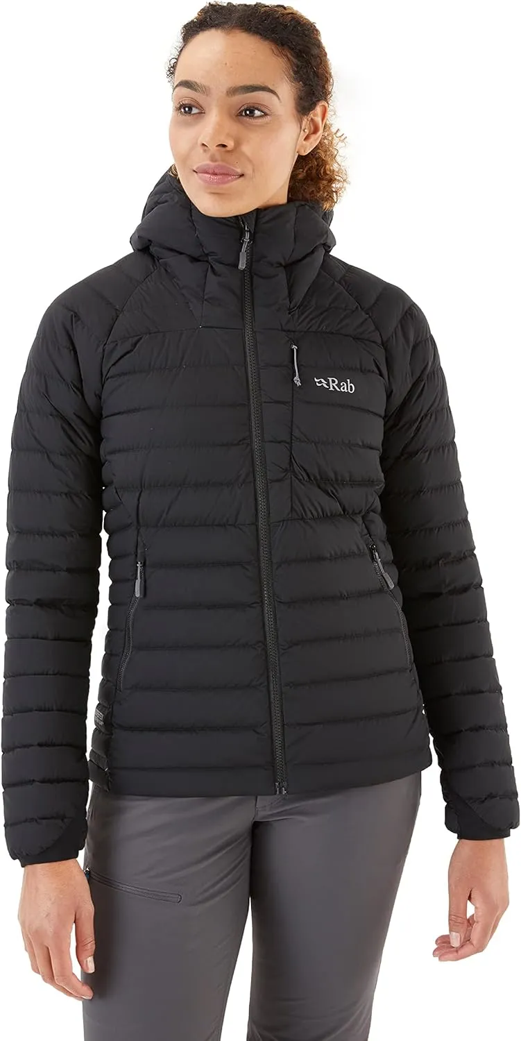 Rab Women's Infinity Microlight Down Gore-Tex Infinium Jacket for Hiking, Climbing, Skiing, & Casual