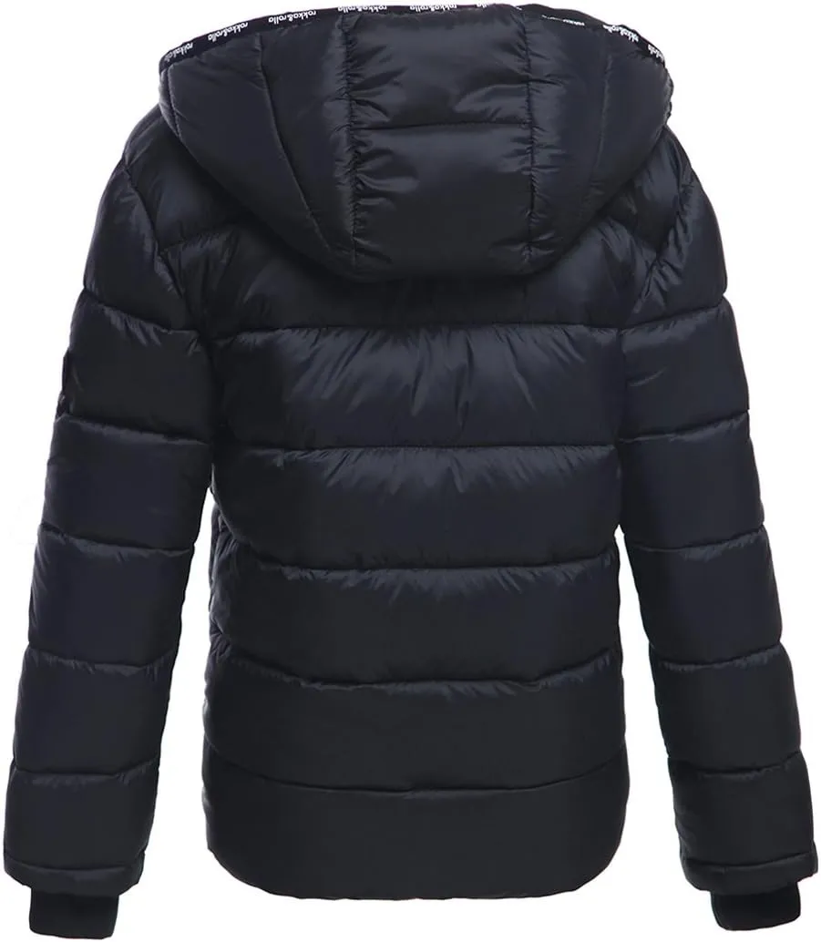 Rokka&Rolla Boys' Heavyweight Puffer Jacket Warm Fleece Lined Winter Coat