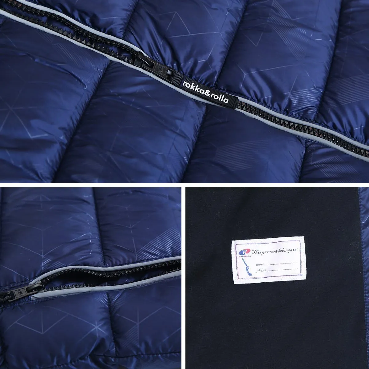 Rokka&Rolla Boys' Heavyweight Puffer Jacket Warm Fleece Lined Winter Coat