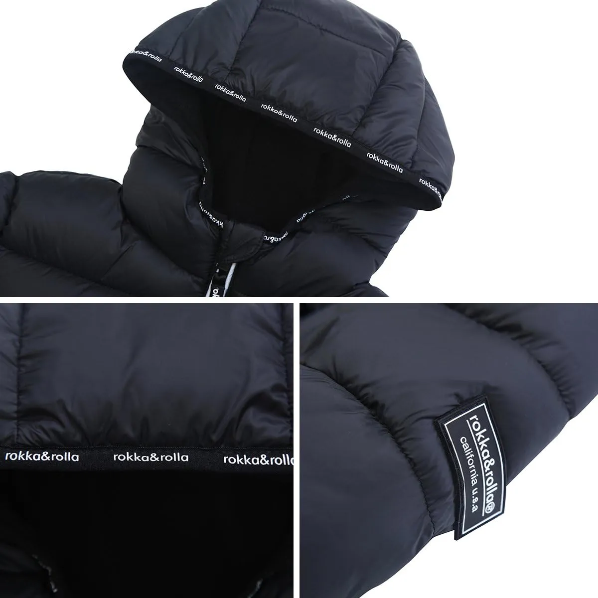Rokka&Rolla Boys' Heavyweight Puffer Jacket Warm Fleece Lined Winter Coat