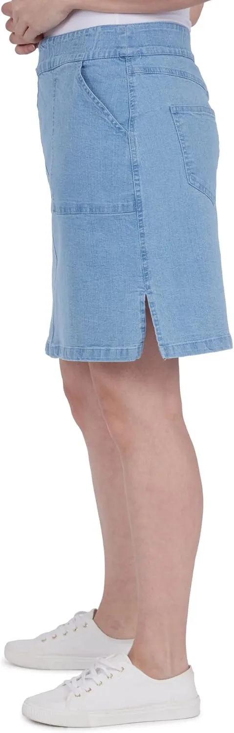 Ruby Rd. Women's Knitted Twill Pull-on Skort