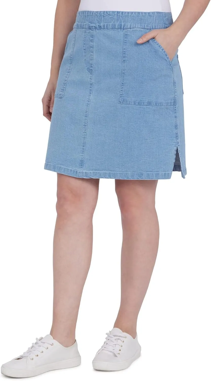 Ruby Rd. Women's Knitted Twill Pull-on Skort