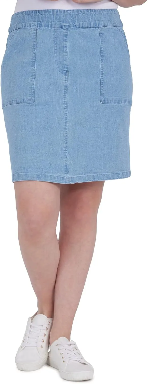 Ruby Rd. Women's Knitted Twill Pull-on Skort