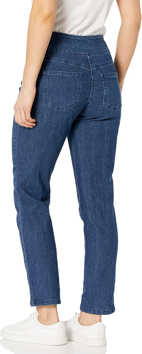 Ruby Rd. Women's Petite Pull-on Extra Stretch Denim Jean