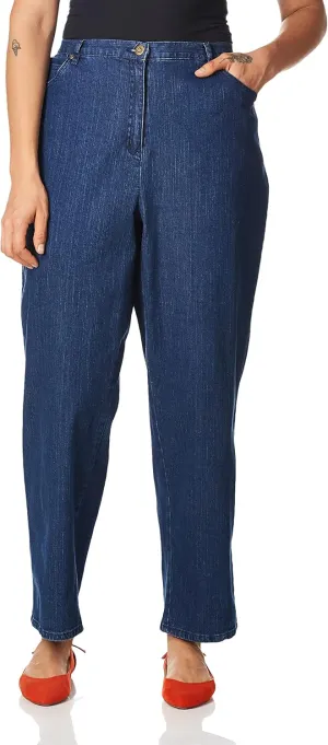 Ruby Rd. Women's Plus Size Pull-on Extra Strech Denim Jean