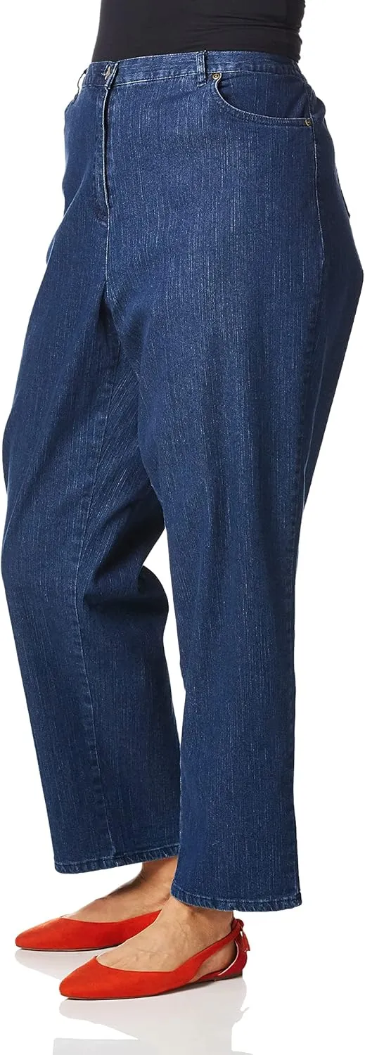 Ruby Rd. Women's Plus Size Pull-on Extra Strech Denim Jean